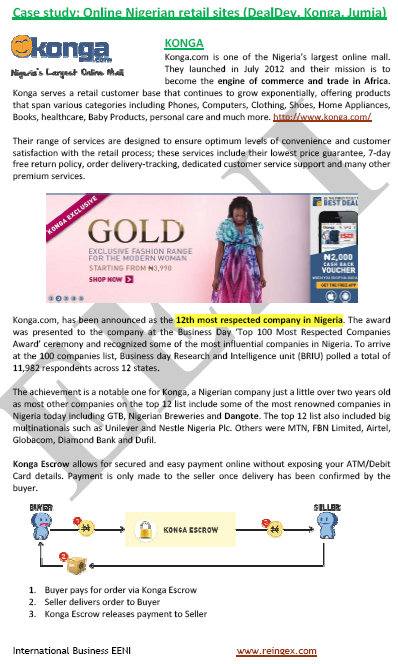 Nigeria comercio electrónico