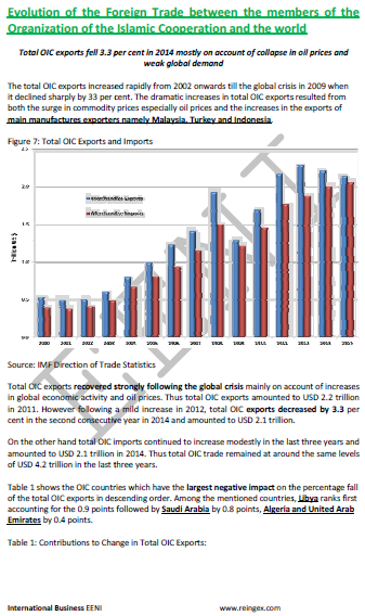 OCI Islámica exportaciones