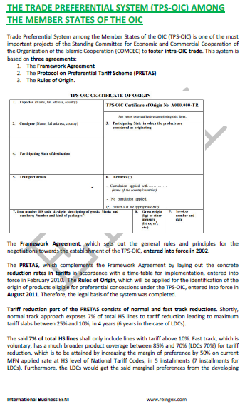 Sistema de comercio preferencial (Organización para la Cooperación Islámica)