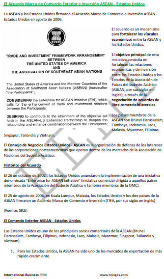 Tratado de libre comercio ASEAN-Estados Unidos