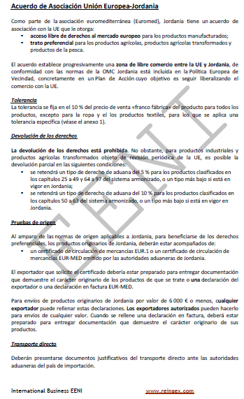 Acuerdo de Asociación Unión Europea (España)-Jordania
