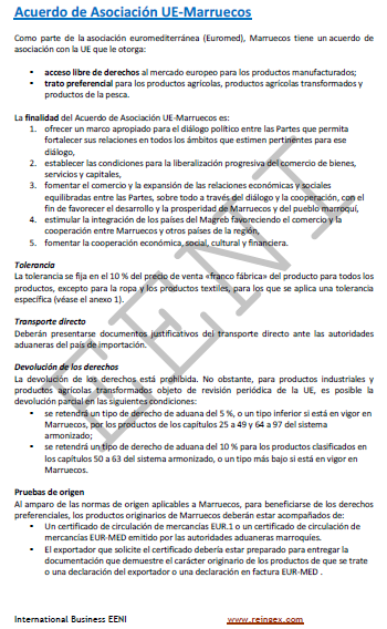Acuerdo de Asociación Unión Europea (España)-Marruecos