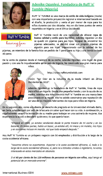 Adenike Ogunlesi, mujer de negocios nigeriana, grupo de moda, Nigeria