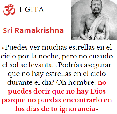Sri Ramakrishna Dios Ateísmo. Cursos Libro Bhagavad Gita