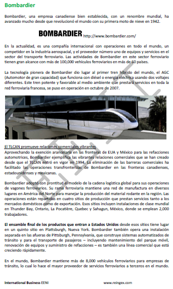 Canadá empresa Bombardier