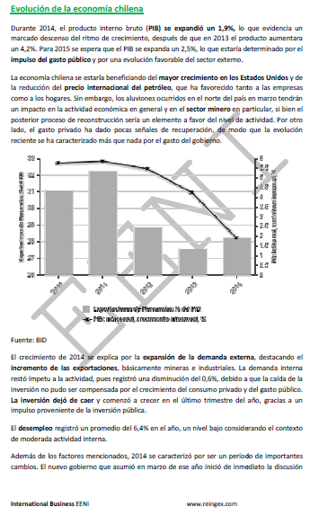 Módulo Máster: Economía chilena