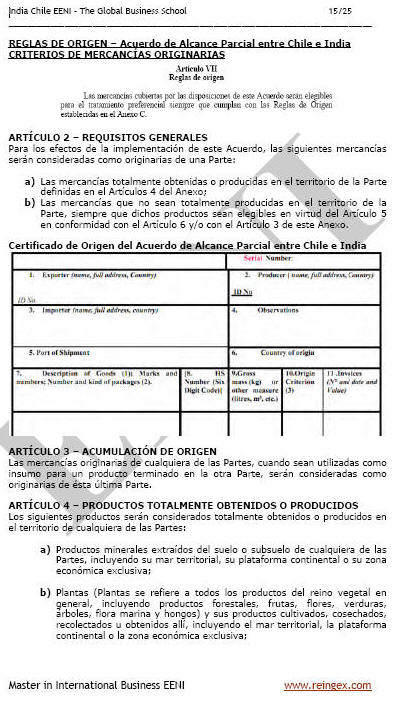 Acuerdo de comercio preferencial Chile-India