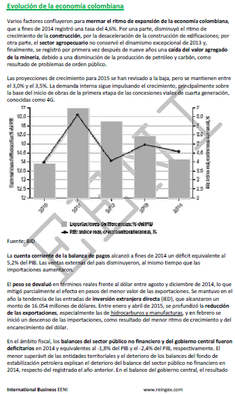 Colombia economía