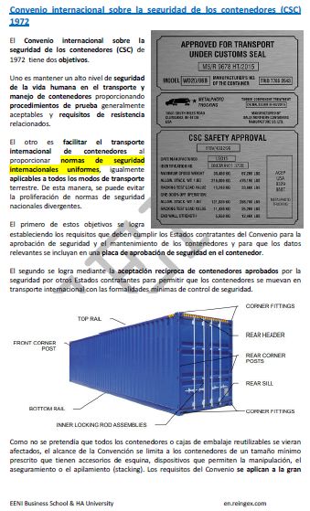 Convenio Internacional sobre la Seguridad de los Contenedores (CSC)
