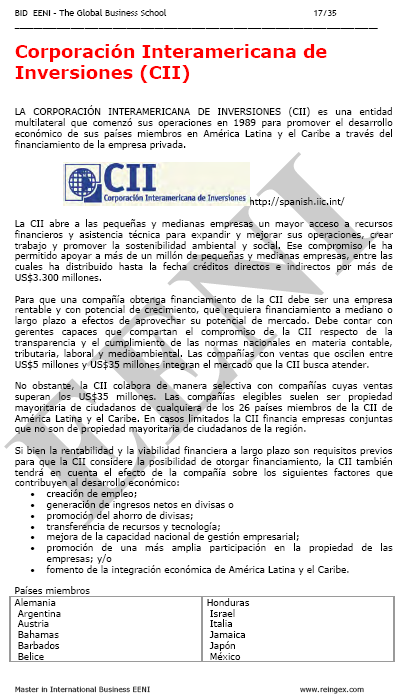 Corporación Interamericana de inversiones