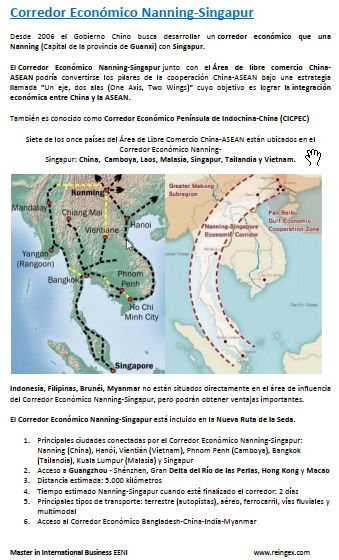 Corredor logístico Nanning-Singapur