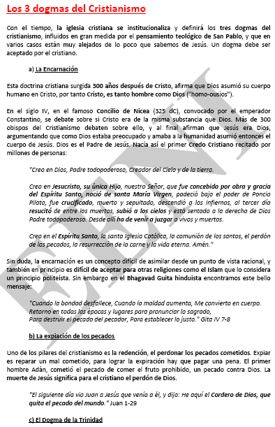 Cristianismo Dogmas