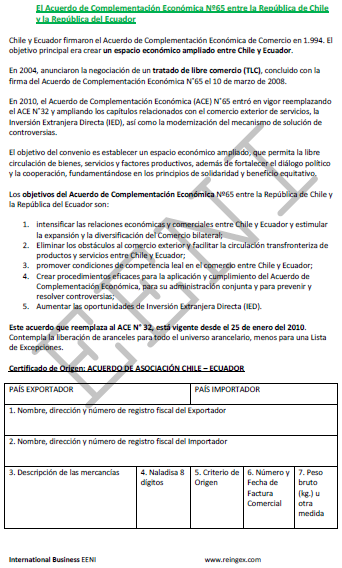 Tratado Chile-Ecuador