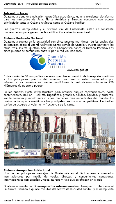 Guatemala Infraestructuras