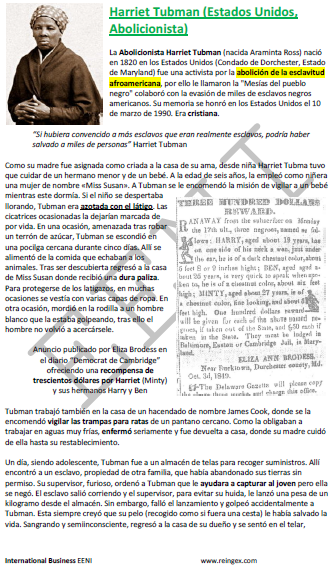Harriet Tubman Abolicionista (África)