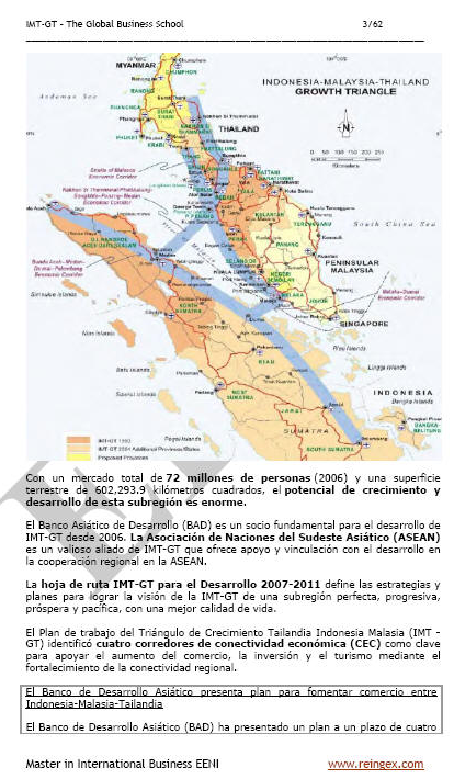 Triángulo de Crecimiento Tailandia-Indonesia-Malasia (IMT-GT)
