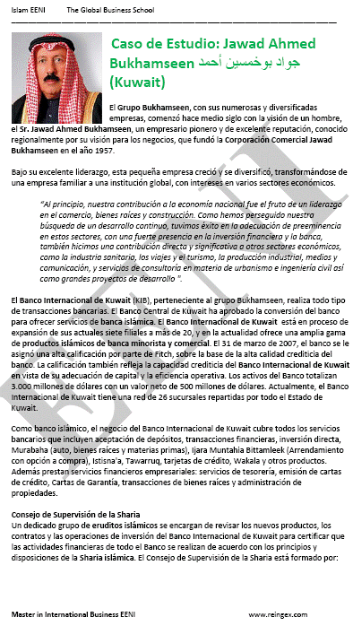 Jawad Ahmed Bukhamseen. Empresario kuwaití. Banco internacional de Kuwait