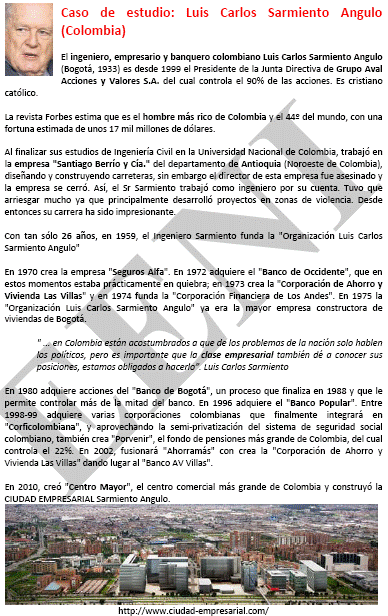 Luis Sarmiento hombre de negocios colombiano