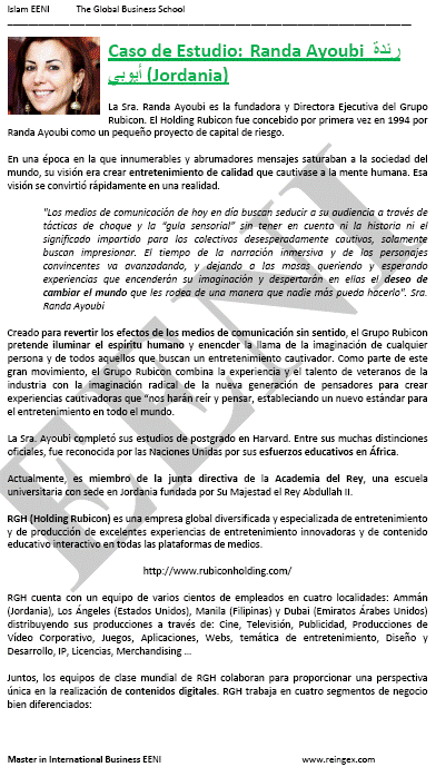 Randa Ayoubi empresaria jordana