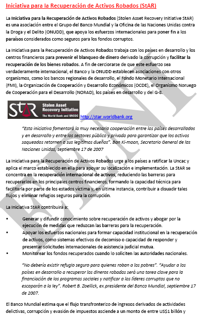 Iniciativas anti-corrupción