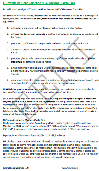 Tratado de libre comercio México-Costa Rica