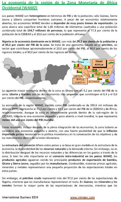 Zona Monetaria de África Occidental (ZMAO): Ghana, Guinea, Liberia, Nigeria y Sierra Leona